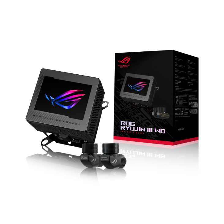 ASUS ROG RYUJIN III WB CPU Water Block, Full-Colour 3.5 ASUS ROG RYUJIN III WB CPU Water Block, Full-Colour 3.5